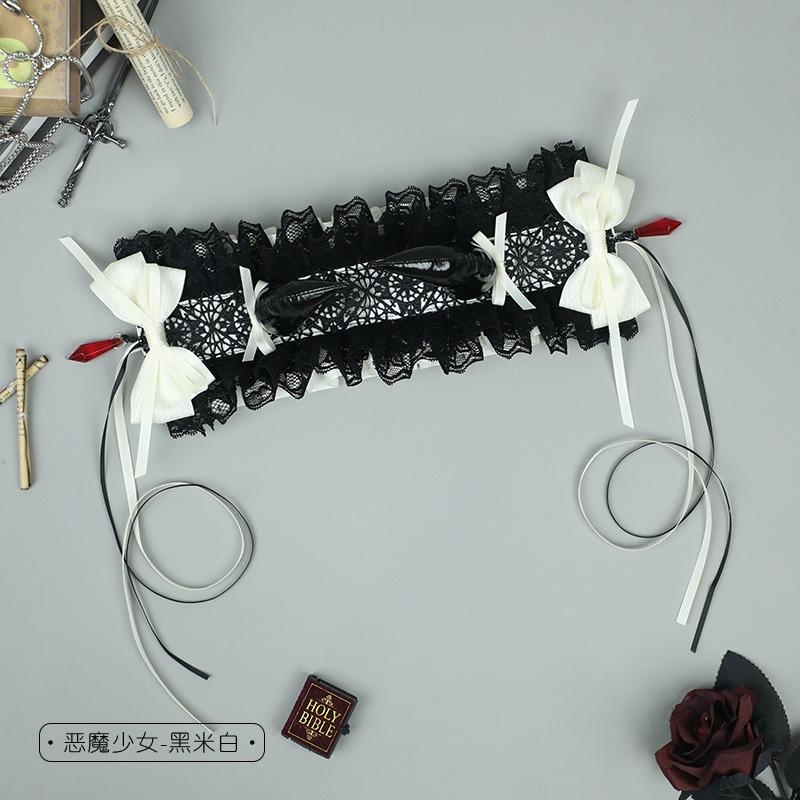 

Halloween olita goth gorgeous headband versatile cosplay headgear girl hair accessories dark hairpin