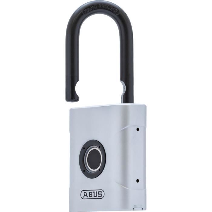 ABUS 57/50 Touch Biometric Padlock - Fingerprint Opening - Weatherproof