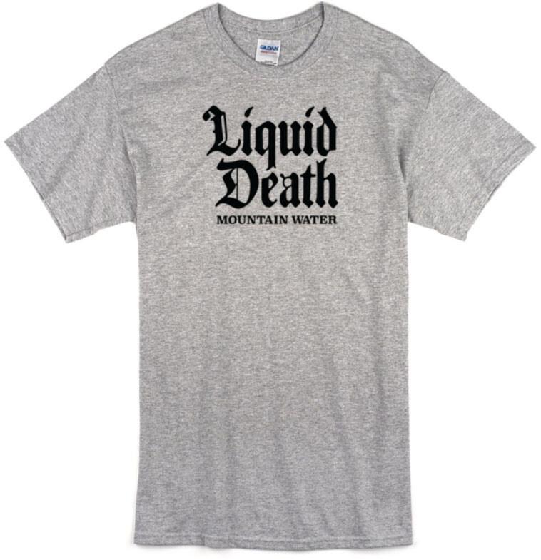 Liquid Death canned water t-shirt Unisex T-Shirt L