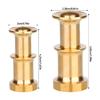 Brass Hair Stacker Fly Tying Tool Replacement Detachable Fishing Hair Stacker Fly Making Fishing Tool Easy To Use