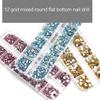 3D Nail Crystal Rhinestones,Flat Back Nail Diamonds Clear Nail Gems Jewels Stones for DIY Nails Art Decor Nail Diamonds