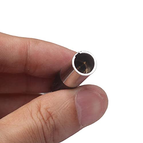 Chaksy 3-Pin Male to 3-Pin Male XLR Mini Plug Audio Cable, XLR Male to Mini XLR Male, Audio Cable, Connector Microphone Cable