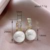 Earrings, Pink Pearl Earrings, Women'S Niche Design Ear Buckles, Light Luxury French Earrings