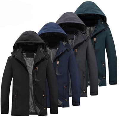 Herbst- und Winter-Outdoor-Sport-Bergsteigerjacke Herren wasserdichte atmungsaktive Jacke Jacke Herren Kapuzenjacke