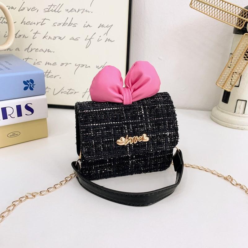 Butterfly Girl Mini Crossbody Bag With Breathable Cotton Linen For Toddlers And Kids