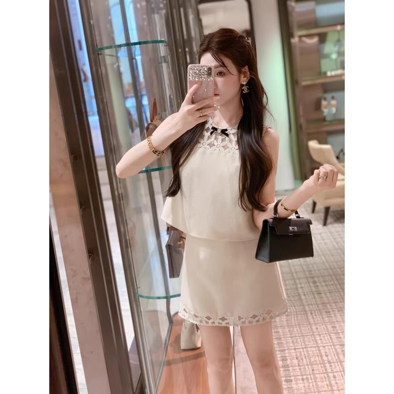 Women s Summer Sleeveless Two-Piece Outfit L