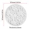 1Pcs Round Coaster Resin Silicone Mold UV Epoxy Resin Molds For DIY Coffee Cup Crafts Home Decoration Making Accessories