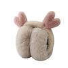 1Pc Folding Earmuffs Winter Ear Warmers Warm Windproof Cute Animal Ear Design Plush Earmuffs Faux Fur Ear Protection