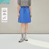 INMAN A-Line Cotton Casual Skirt