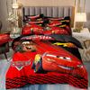Game Lightning McQueen Car Bedding Sets Exquisite Bed Supplies Set Duvet Cover Bed Comforter Set Bedding Set Luxury Birthday Gif