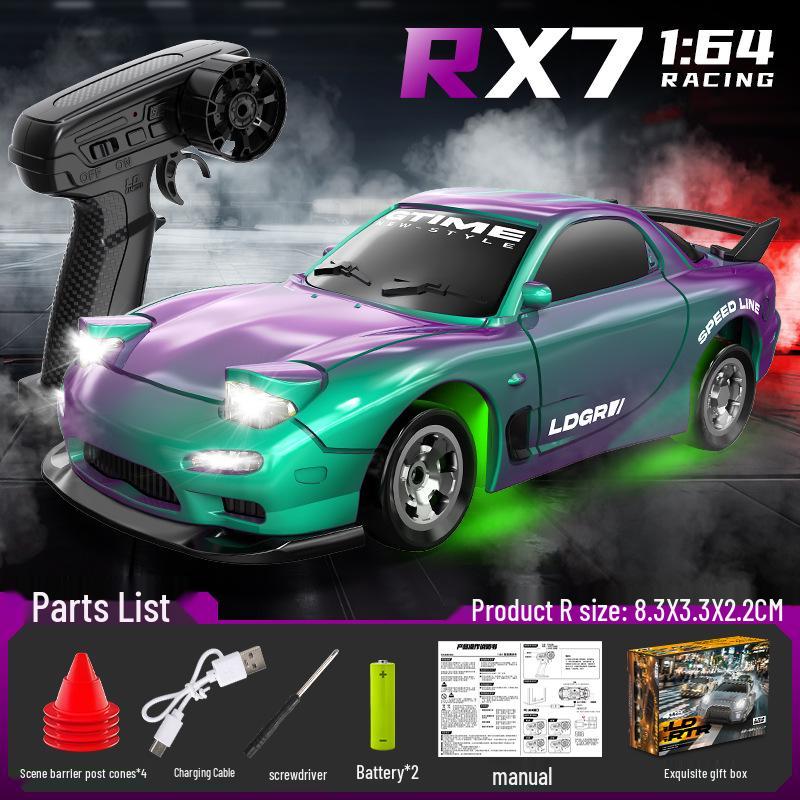 1:64 Mini High-Speed RC Drift Car - Racing Model Ornament, Perfect Holiday Gift for Boys