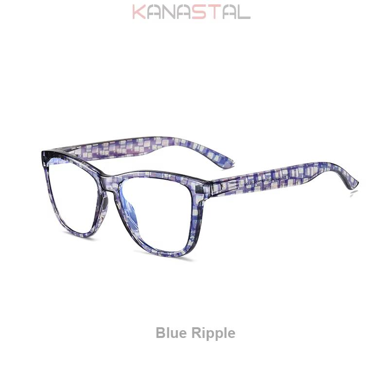 Damen Blaulichtfilterbrille Gestell Herren Anti-Ermüdungsgläser Computer Kunststoffbrille Rezept Myopie Lesebrille