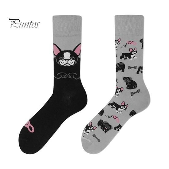 

1 пара детских зимних носков, асимметричные, с рисунком животных из мультфильмов, средней длины, противоскользящие, высокоэластичные, для ежедневной носки, для занятий спортом и школой