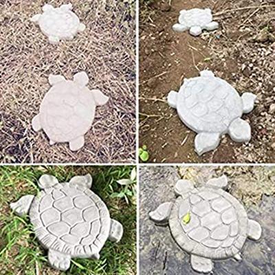 Stone Mold Practical Non-stick ABS Turtle Tortoise Shape Making Stepping Pathway Mold for Outdoor