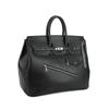 Star Same Large-capacity Women's 2025 New Retro-style Motorcycle Bag Leather Chain Hand-held Geometric Bag