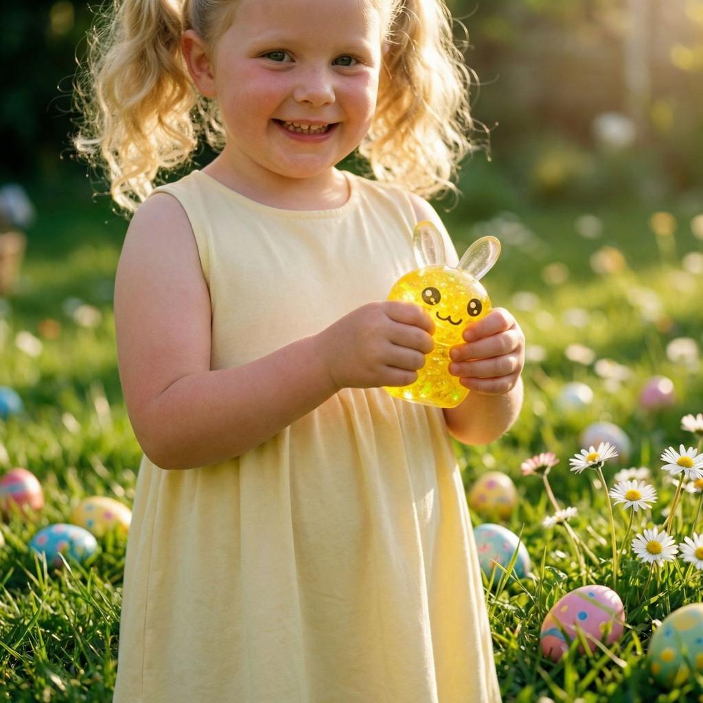 Cross-border Easter Miniature Cute Bunny Sculpting To Stress And Release -up Emotions.
