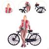 1/64 Gentleman Bike and Figure Set Models People Figures for DIY Scene Decor