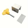 3pcs Aluminum Alloy Window Lock Stopper Sliding Window Anti-theft Lock Window Sliding Door Safety Doors Lock
