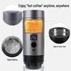 Compact 3-in-1 Portable Capsule Coffee Machine for Home and Car Use