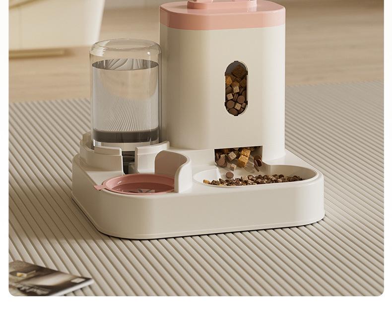 Automatic Pet Feeder & Water Dispenser Set with Food Storage for Cats & Dogs