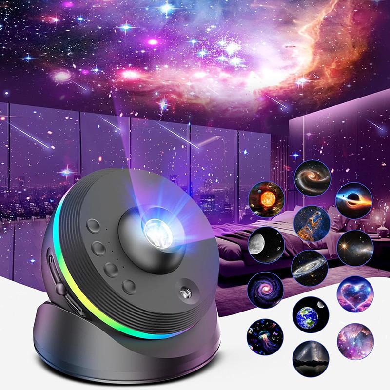 13-in-1 Kids Adults Bedroom Decoration Realistic Starry Sky Night Lamp Galaxy Light Projector Planetarium Star Sky Projector
