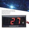 Motorcycle Digital Water Temperature Gauge   Thin   12V LCD With 22mm Sensor Adapter for Most Motorbikes