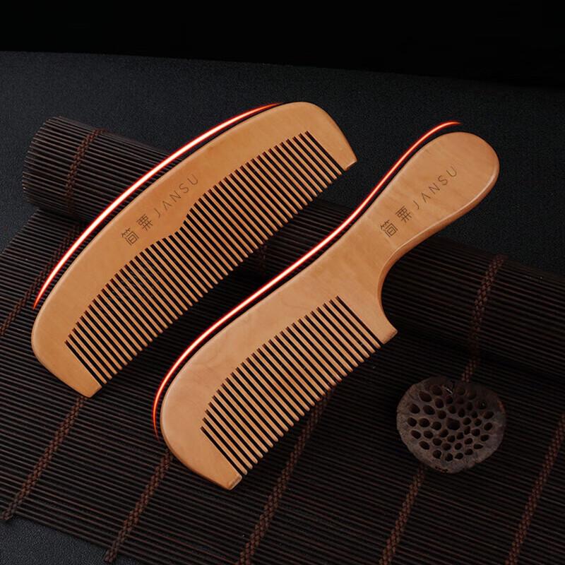 Mibodi Natural Peach Wood Comb Set