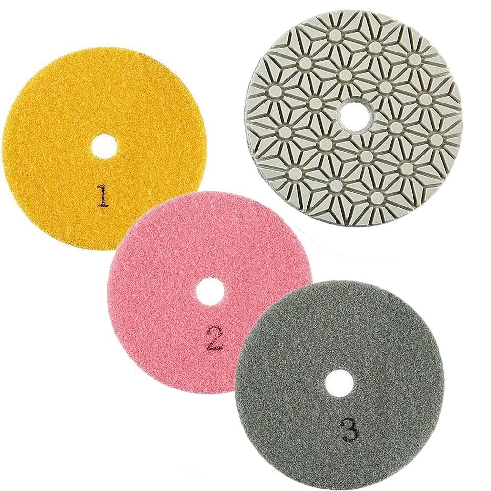 4 Inch Polishing Pad Concrete Equipment Granite Polishers