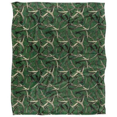 JQ Licensing Silky Deer Antler Hunting Supersoft Blanket