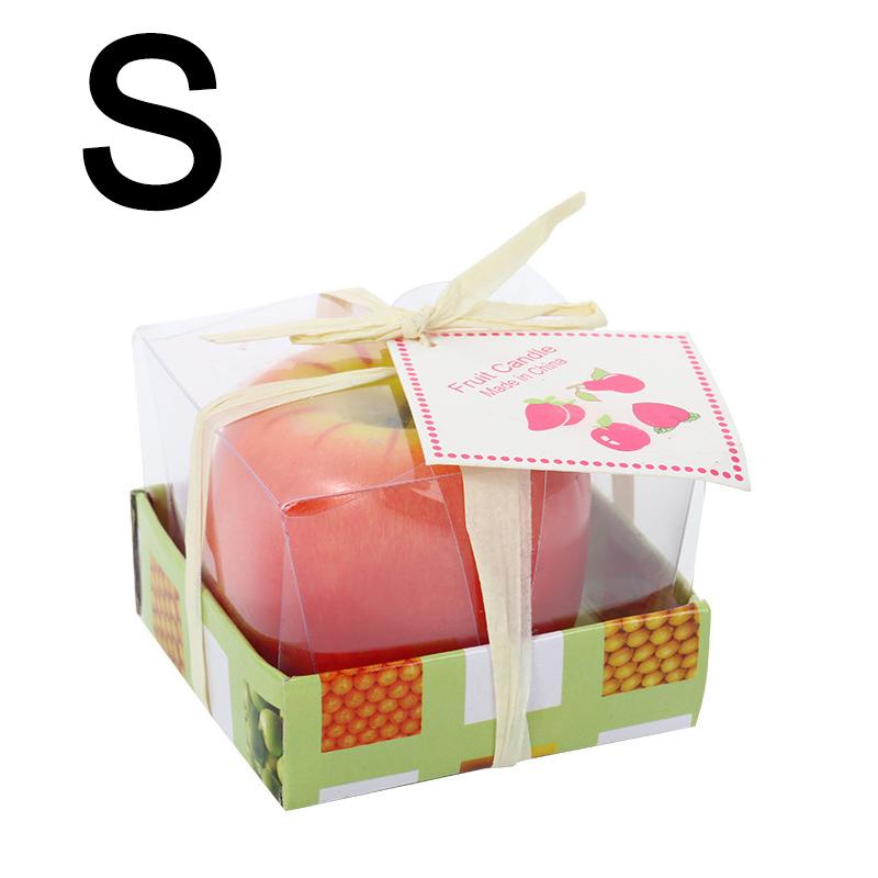 1/3PC Christmas 3D Apple Candle Simulation Red Apple Aromatherapy Candle Christmas Party Birthday Gifts Creative Ornaments