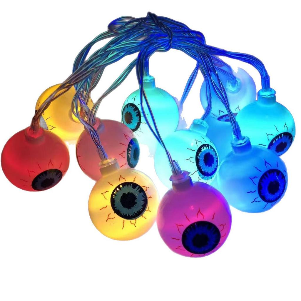 Cross-Border Halloween LED Ghost Eye Lights - Spooky Decoration for Festive Atmosphere