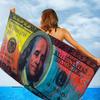 Creative USA Dollar Towel Microfiber Beach Towel Absorbent Quick dry Soft Yoga Swimming Resort Mountain Climbing Towel