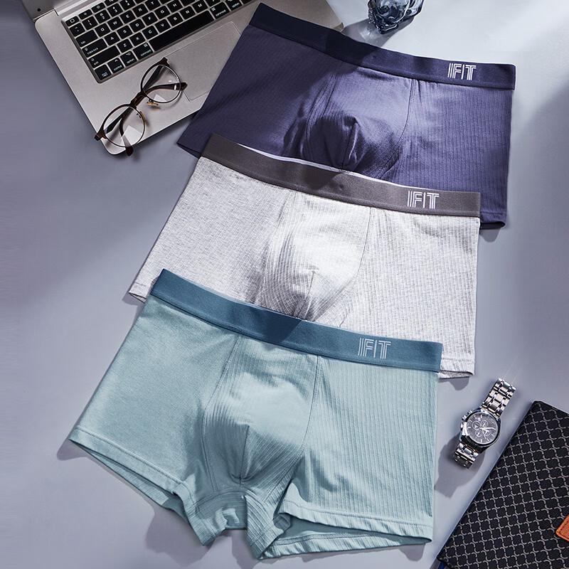 Fenteng Men s Breathable Boxer Briefs 3-Pack XXXL