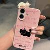 3D Telefoonhoesje voor iPhone 11 13 17 Pro Max 17 Air Case iPhone 13 15 16 Pro Max 12 14 Pro Max 14 15 Plus Schattige 3D Kitten Cartoon Leer