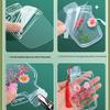 Autumn Dried Flower Bookmark Kit: Transparent Leaf Specimen with Lamination Film Stickers