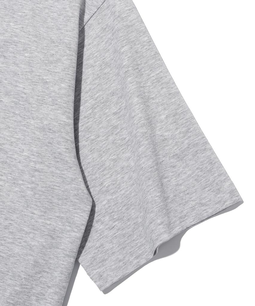 Wicked Smile Short Sleeve Hoodie Melange Grey (Mp7Tu429-097)