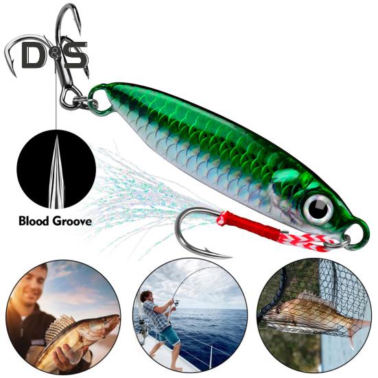.4CM/7G 5.5CM/15G 6.1CM/20G 7.1CM/30G Jigging Fishing Lure with Hook Realistic Trolling Fishing Bait Freshwater Saltwater Fishing Accessories