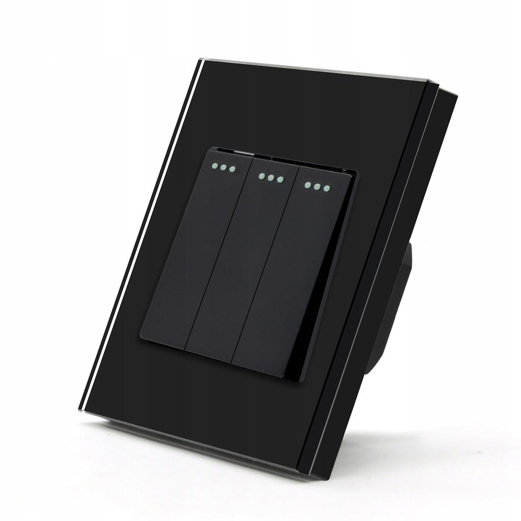 Light switch 3P mechanical insert black RTX SH