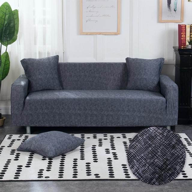 Sofa-Schutz, bedruckte Sofabezüge für Wohnzimmer, elastischer Stretch-Schonbezug, Schnitt-Ecksofabezüge