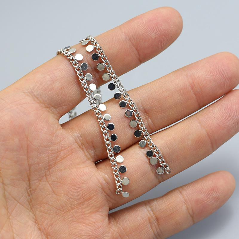 Elegant Women's Rhinestone Chain: Metal Flower Waist Belt & Shoulder Strap for Skirts, Backpack, DIY Accessories