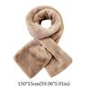 Thicken Warm Shawl Scarves Solid Color Neck Protector Fashion Neck Collar Warmer  for Women