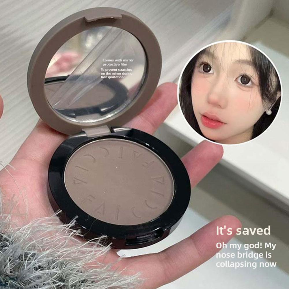 FAICCIA Matte Contour Bronzer Highlighter Smooth Long-lasting Cosmetics Face Makeup R5Z2