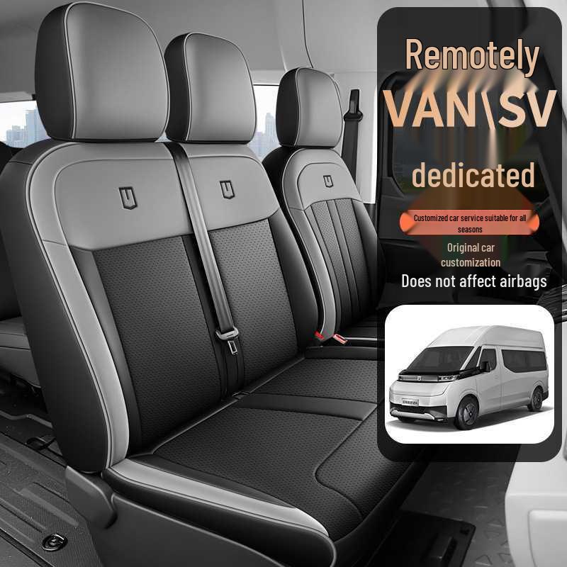 Geely Super VAN 24-26 Model Full Seat Covers: Front & Rear Cushions for Cargo Version