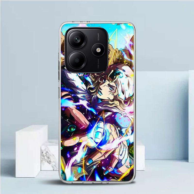JoJo Adventure Dio Diego Brando Měkký kryt pro telefon Xiaomi Redmi Note 15 14 13 12 Pro Plus 14S 11S 11T 11E 10S 10 4G Vzor