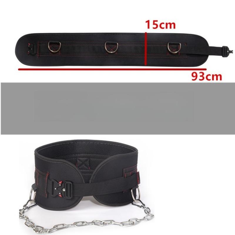 Metal Buckle Weight Indoor Single and Double Bar Pull-up Strength Thicker Chain Wider Load-bearing Waist Protection Belt