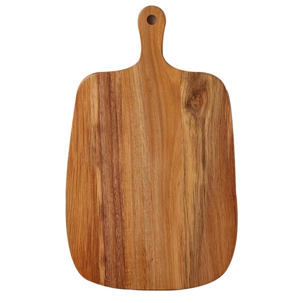 Exquisite Wooden Chopping Blocks Natural Pizza Tray Fruit Tray Cutting Board  Living Room