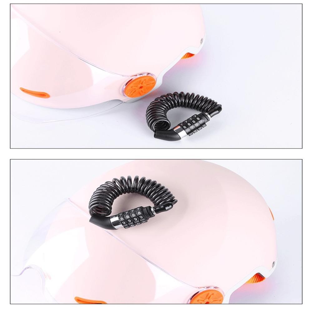 Bike Number Password Safety Accessories 4 Digit Combination Bicycle Safety Lock Backpack Lock