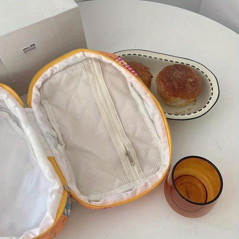 Fresh and Lovely Makeup Bag Garden Style Cotton Large Capacity Portable Storage Bag Toiletry Bag Woman