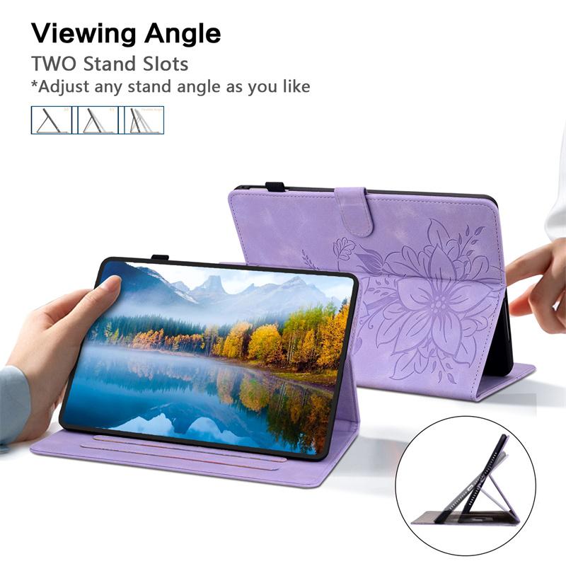 For Samsung Galaxy Tab S10FE Plus 13.1 Inch Cover For Galaxy Tab S10FE+ Case 13.1 X620 X626B Soft TPU Wallet Card Slots Funda