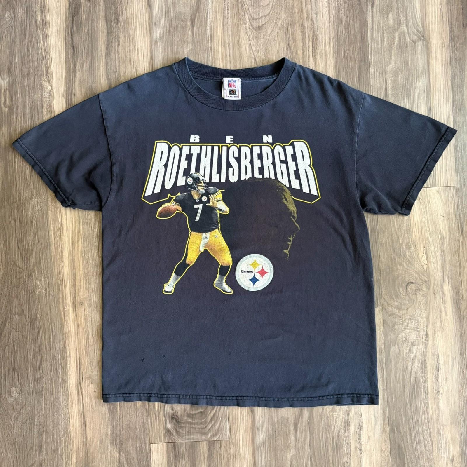 Vintage Pittsburgh Steelers Ben Roethlisberger Men s Size M Unisex T-Shirt XXXXL